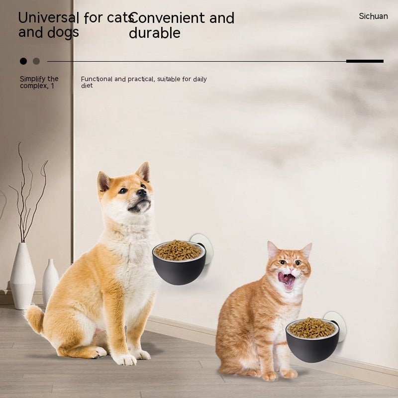Magnetic Pet Bowl Cat Feeder Dog Foodbowl Pet Products - Fabs things