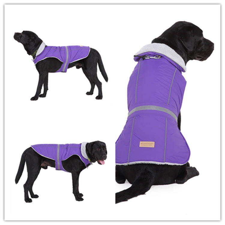 Pet clothes winter clothes night reflective pet clothes - Fabs things