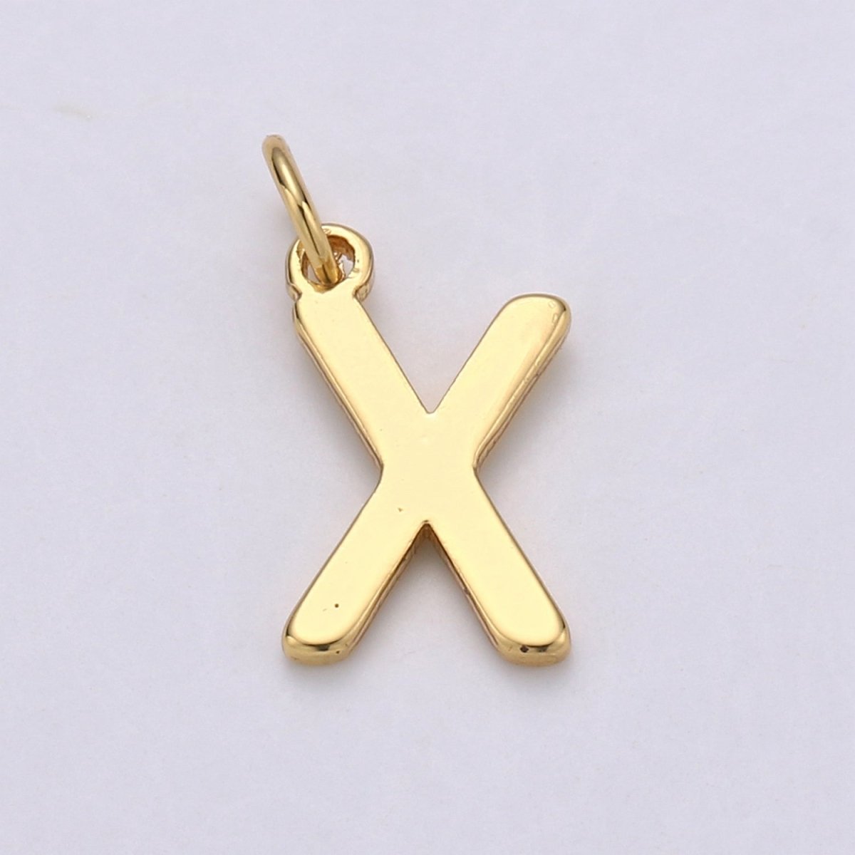 14k Gold Filled Personalized Initial Charm Initial Pendant, Letter Charm, Minimalist Alphabet Letter Charm, Monogram Charm Add On Charm A-113 to A-125