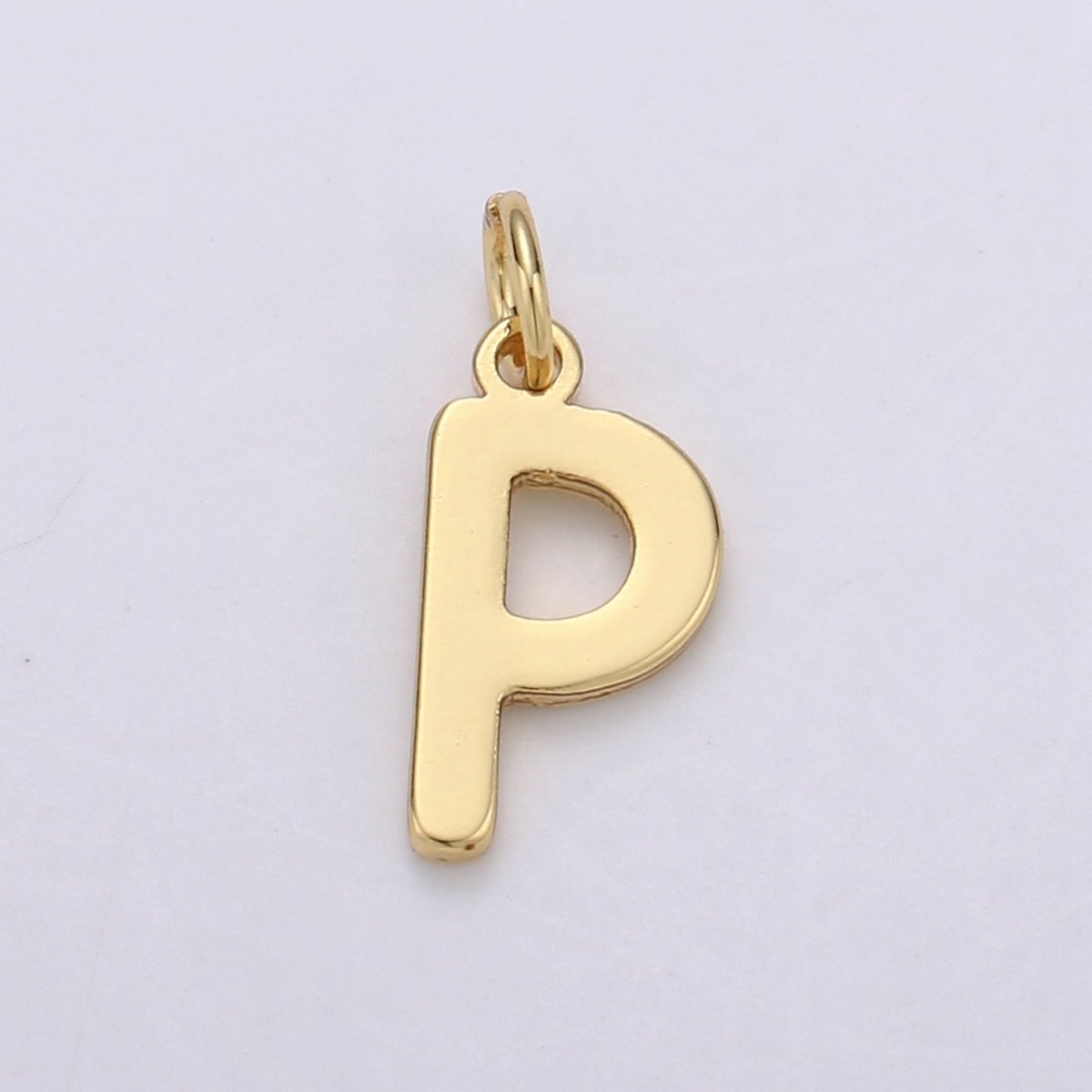 14k Gold Filled Personalized Initial Charm Initial Pendant, Letter Charm, Minimalist Alphabet Letter Charm, Monogram Charm Add On Charm A-113 to A-125