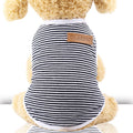 Dog Clothes Cat Clothes Pet Cotton Striped Vest Small Medium Large Dog Clothes - Fabs things
