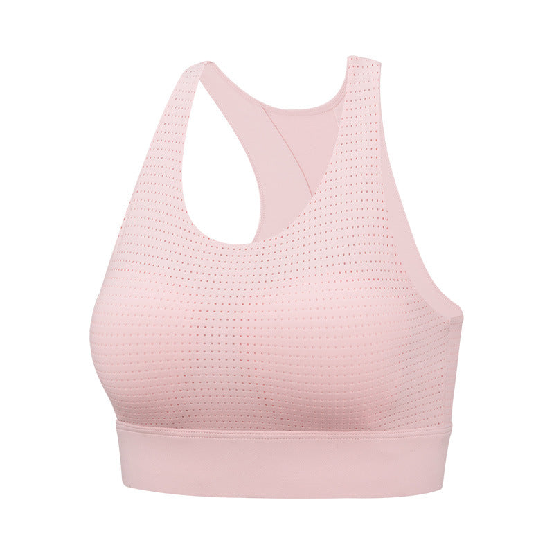 Running Shockproof Vest-style Gathering And Shaping All-in-one Yoga Fitness Bra - Fabs things