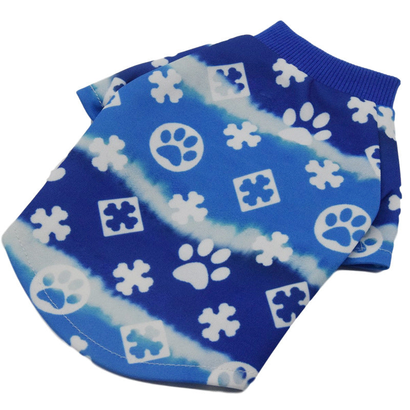 Net Red Same Style Gradient Dog Clothes Teddy Clothes Pet Clothes Spring And Autumn Pet Clothes - Fabs things