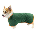 Pet Puppy Clothes Bathing Robe Neck Pet Clothes Tucked Waist Dog Shirts - Fabs things