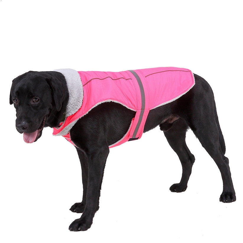 Pet clothes winter clothes night reflective pet clothes - Fabs things