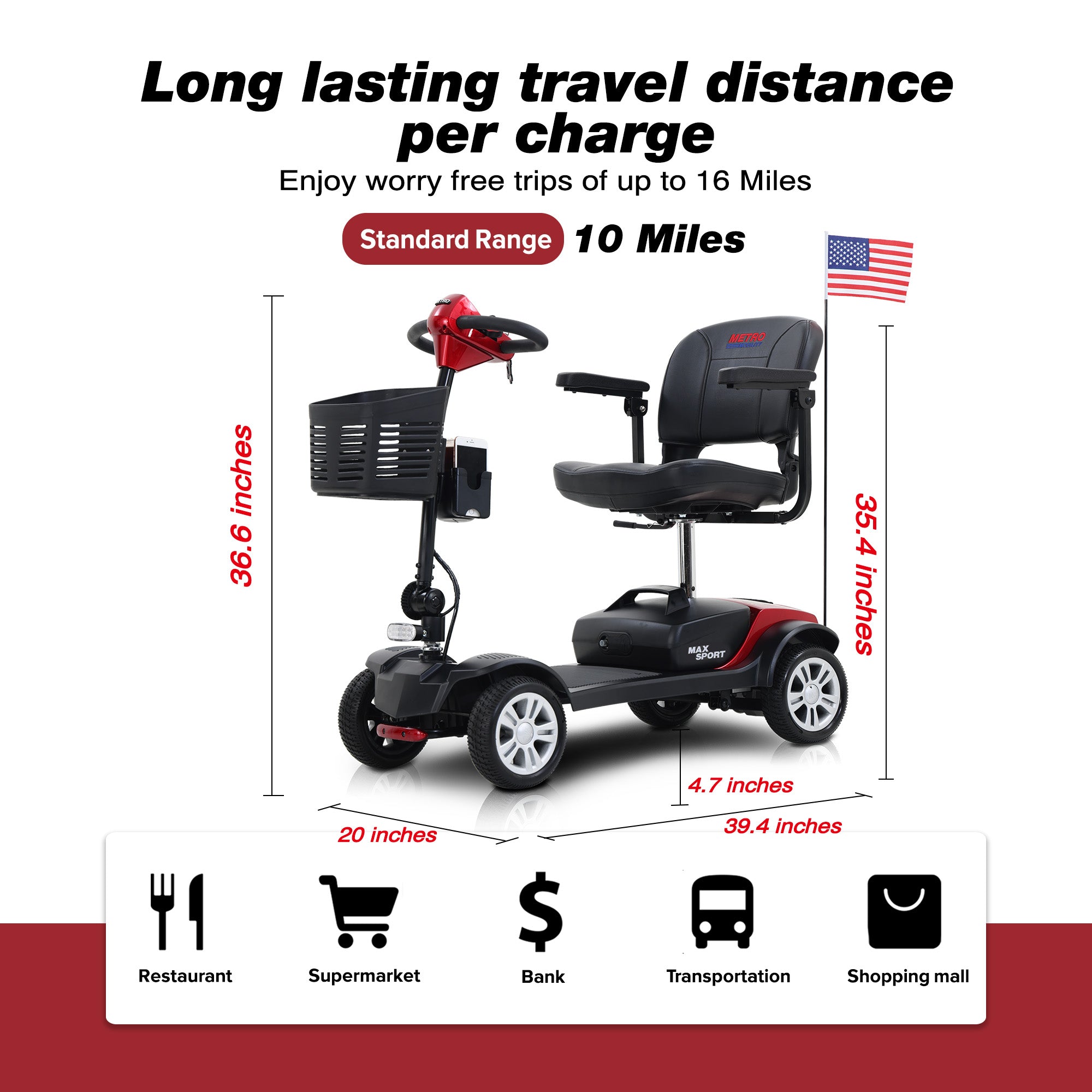 Max Sport Mobility Scooter