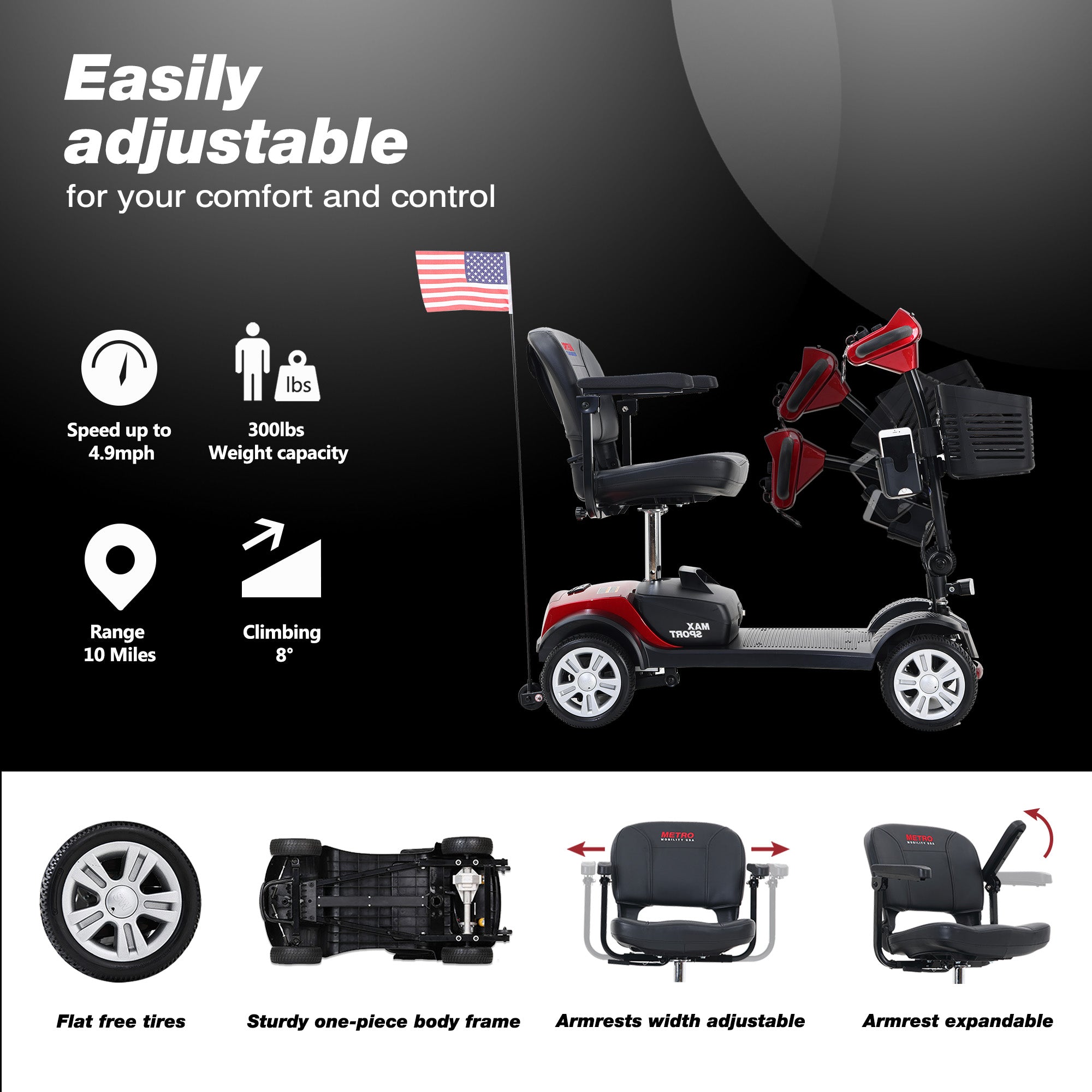 Max Sport Mobility Scooter