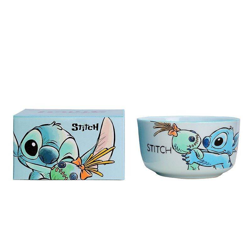 ZOOUSQII Ceramic Dinnerware Set - Cute Rice Bowls, Plates, and Chopsticks Gift Box - Fabs things