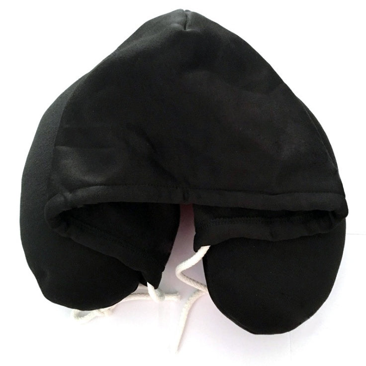 Travel Hooded U-Shaped Pillow Cushion Car Office Airplane Head Rest Neck Support U-Shaped - Fabs things