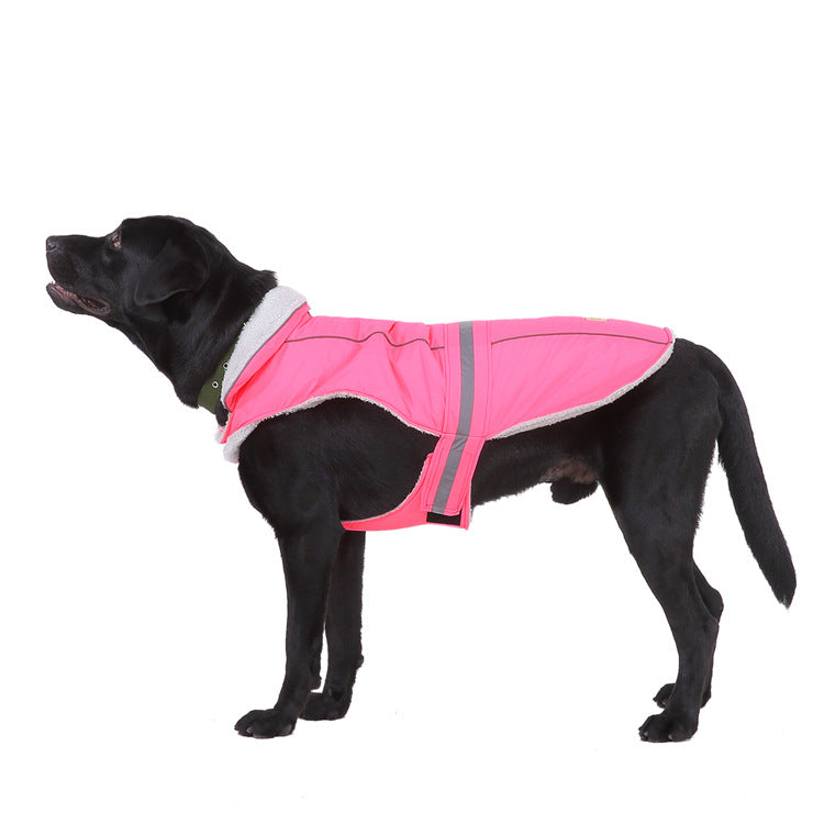 Pet clothes winter clothes night reflective pet clothes - Fabs things