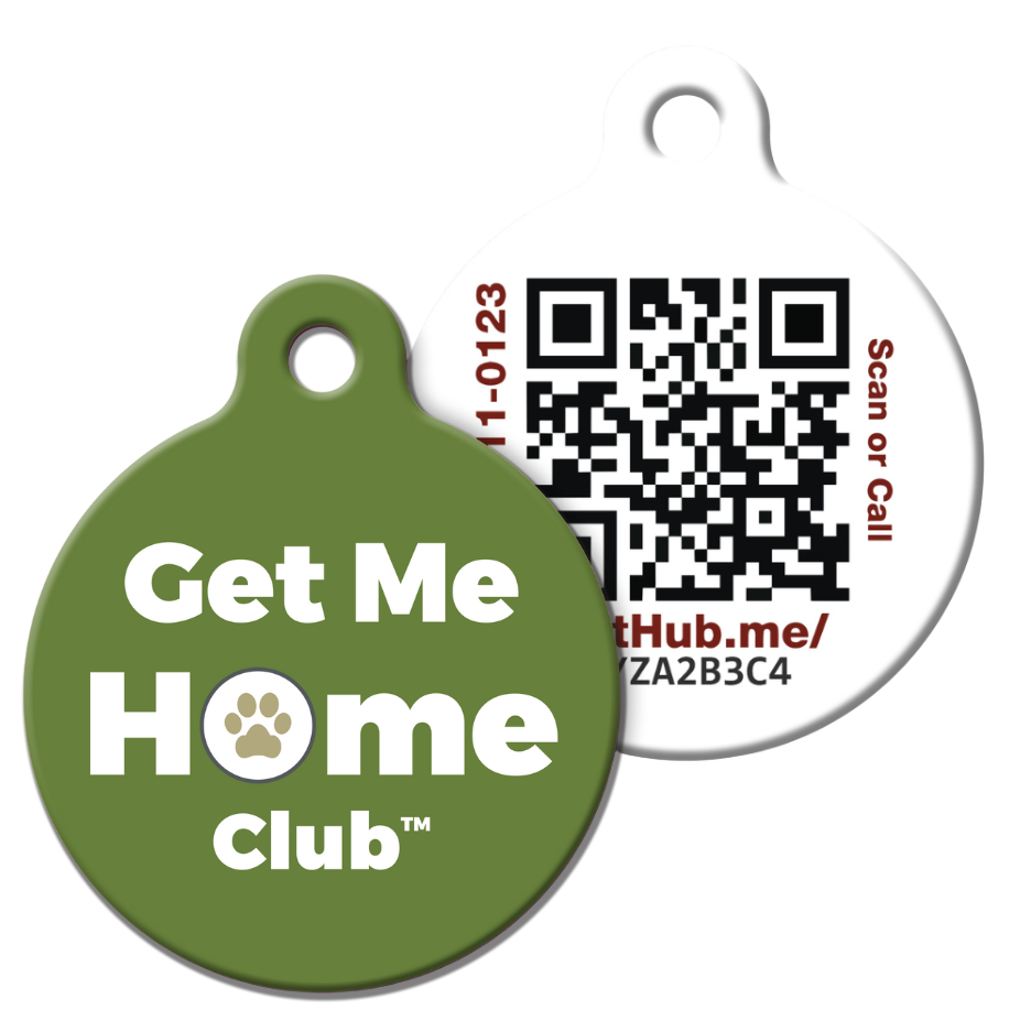 PetHub QR Pet ID Tag – Get Me Home Club - Fabs things