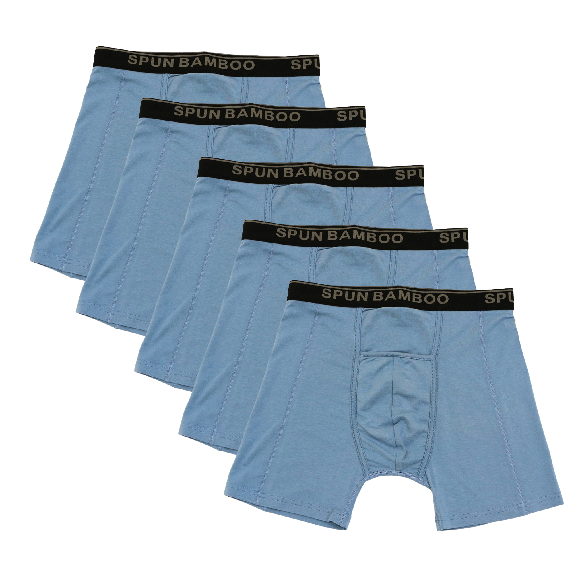 Men's Bamboo Boxer Briefs – Bamboo Viscose, Organic Cotton, Horizontal Fly
