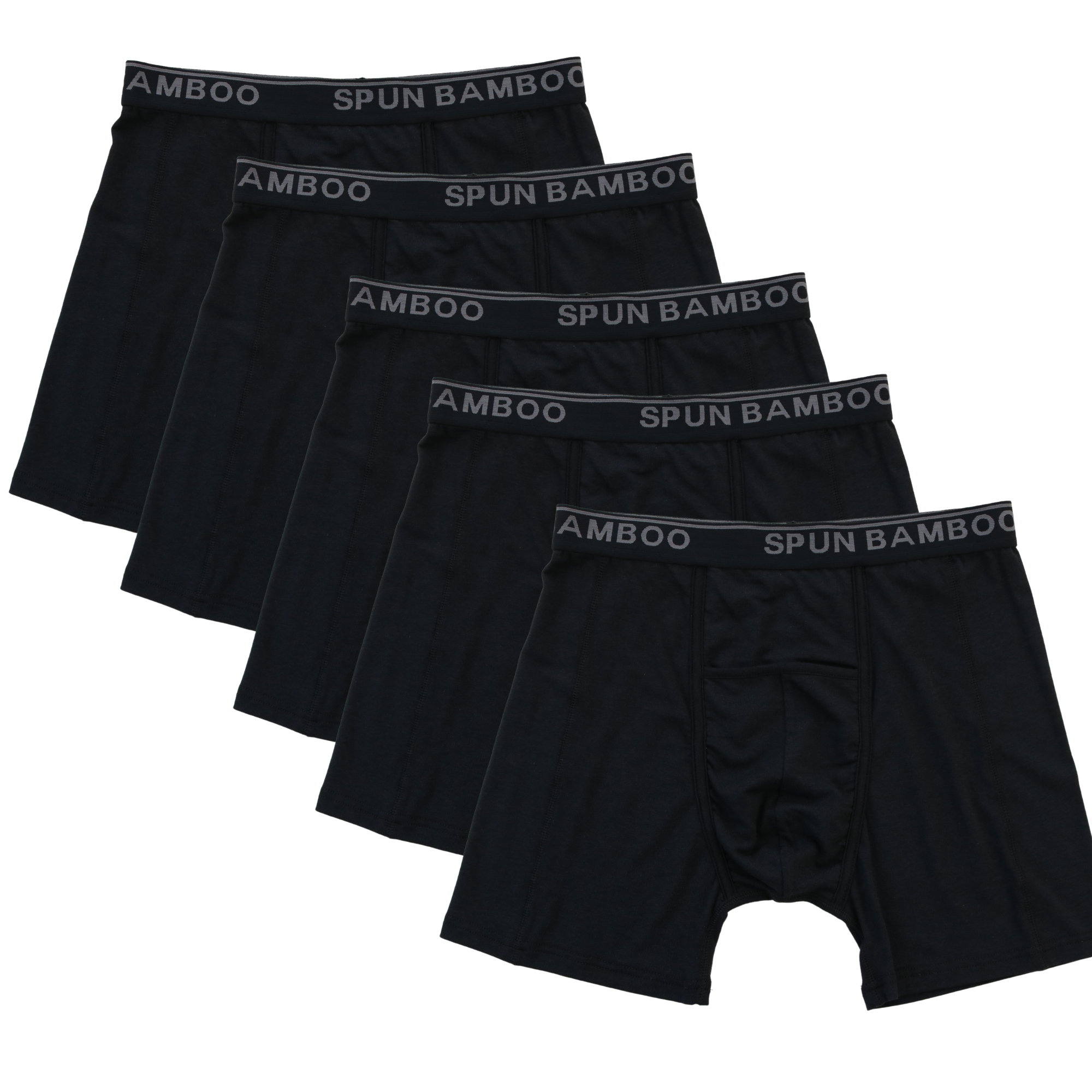 Men's Bamboo Boxer Briefs – Bamboo Viscose, Organic Cotton, Horizontal Fly
