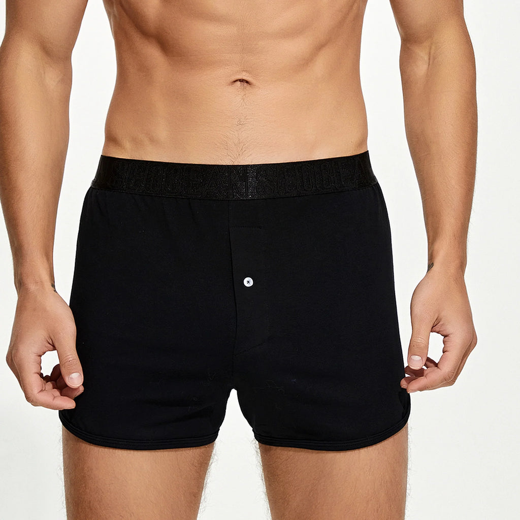 Men’s Cotton Boxer Shorts – Combed Cotton Lounge Underwear - Fabs things