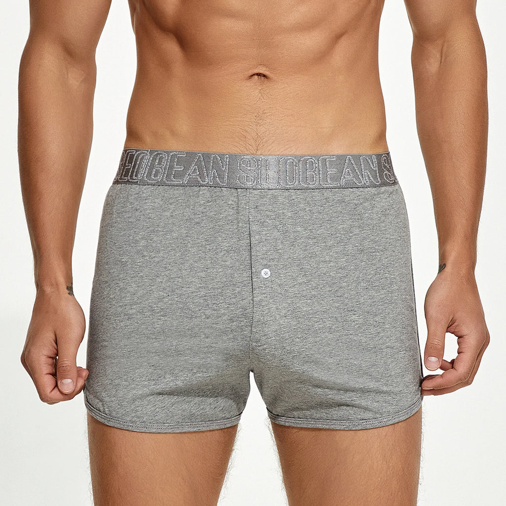 Men’s Cotton Boxer Shorts – Combed Cotton Lounge Underwear - Fabs things