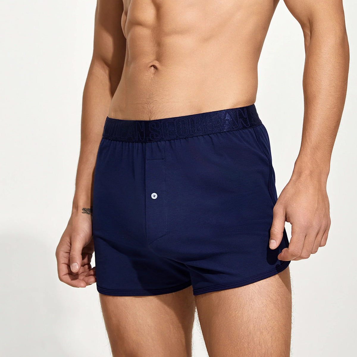 Men’s Cotton Boxer Shorts – Combed Cotton Lounge Underwear - Fabs things