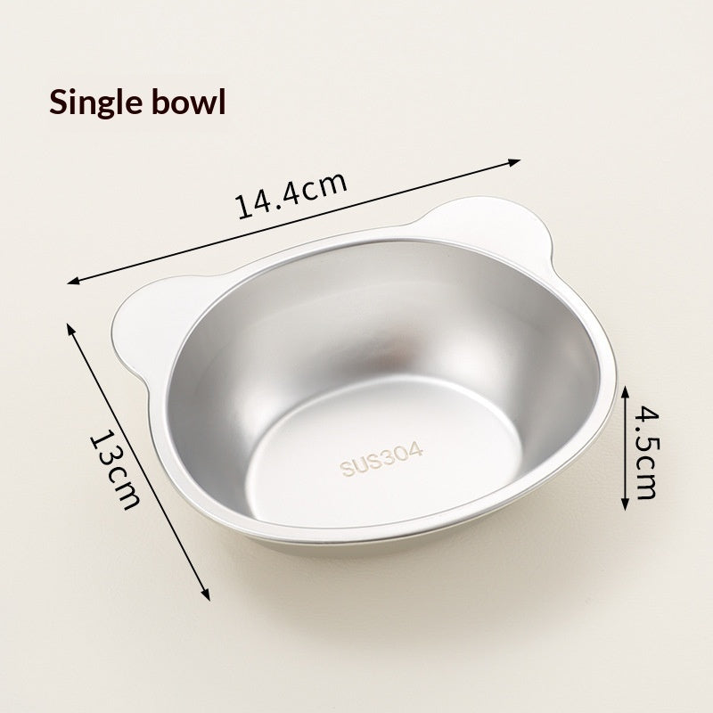 304 Stainless Steel Pet Water And Food Bowl - Fabs things