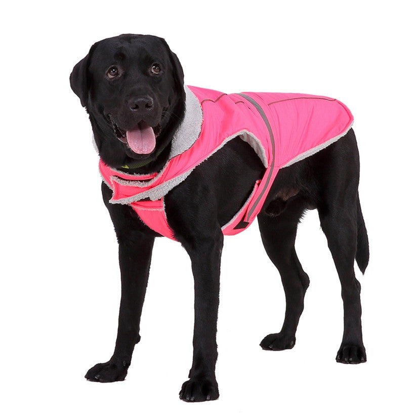 Pet clothes winter clothes night reflective pet clothes - Fabs things