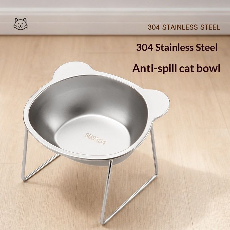 304 Stainless Steel Pet Water And Food Bowl - Fabs things