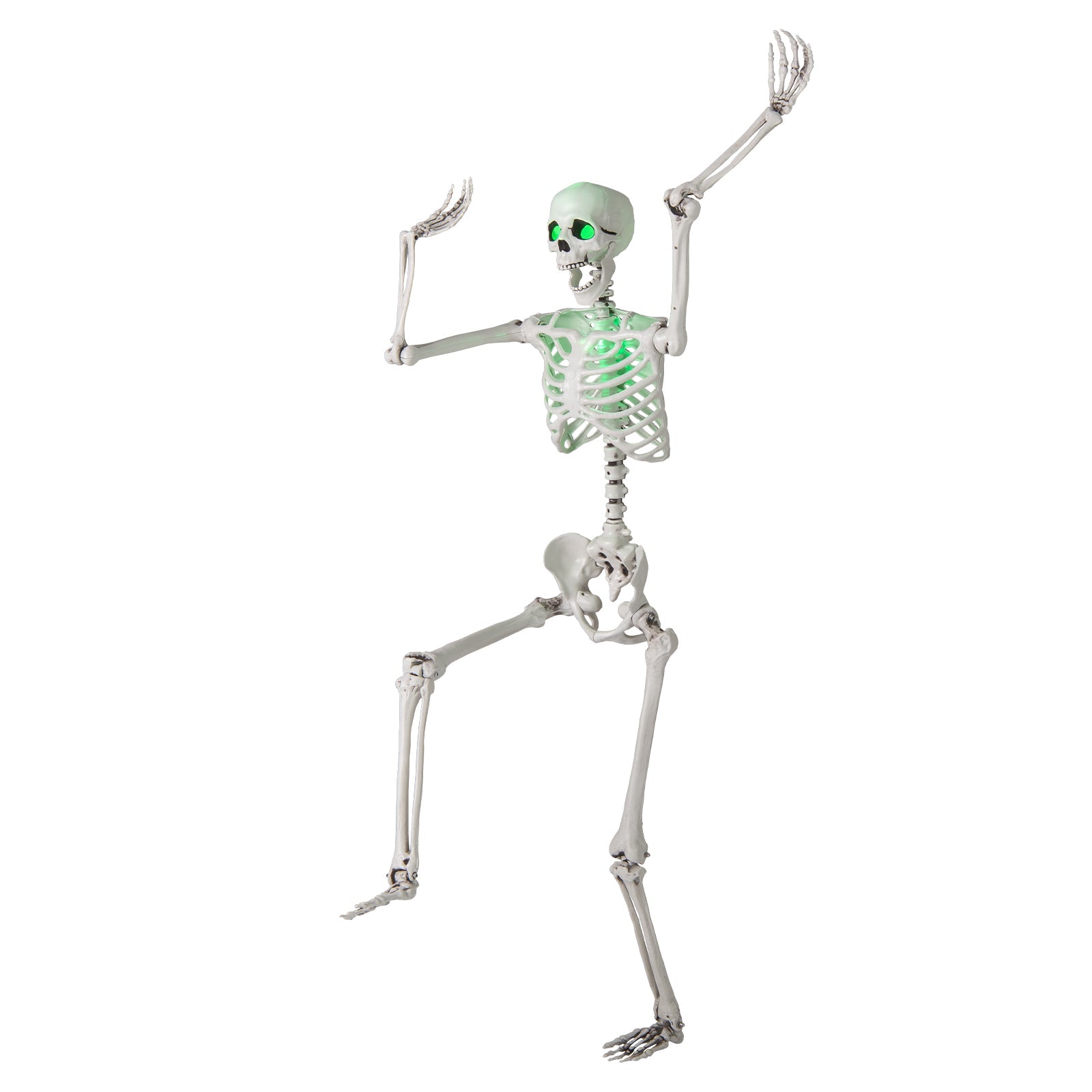 5.5 FT Halloween Skeleton Life-Size Posable for Indoor Outdoor Decoration