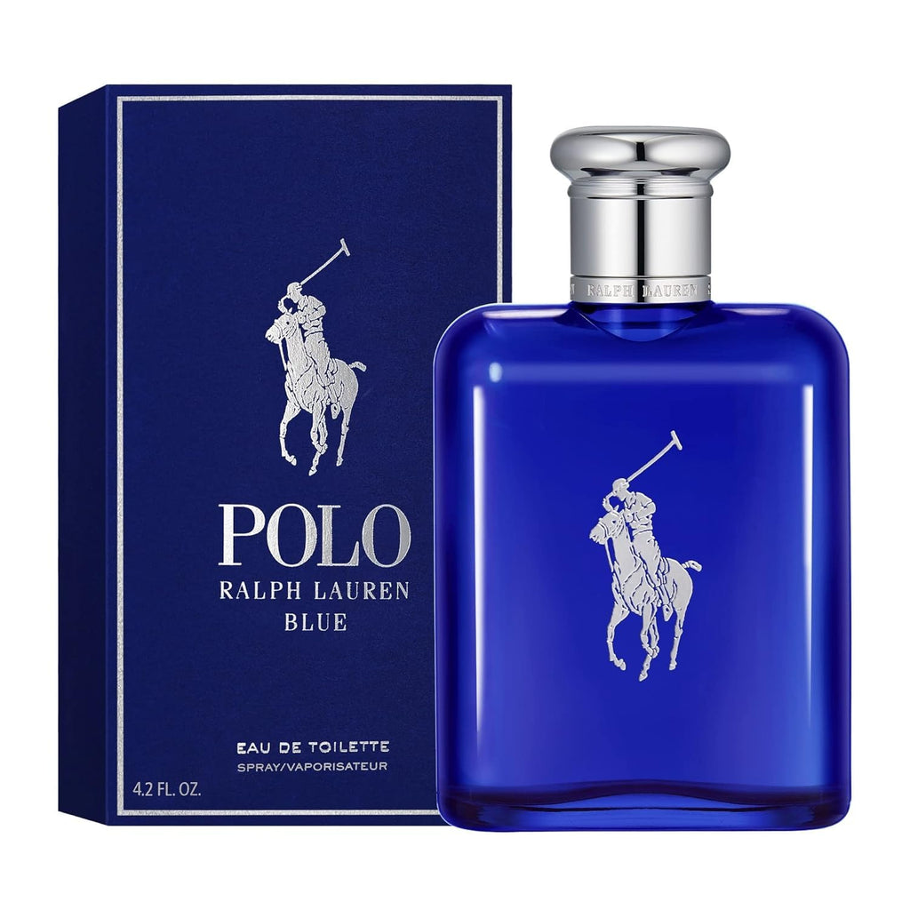 RALPH LAUREN FRAGRANCES - Polo Blue - Eau de Toilette - Men's Cologne - Aquatic & Fresh - With Citrus, Sage, and Suede - Medium Intensity - Fabs things