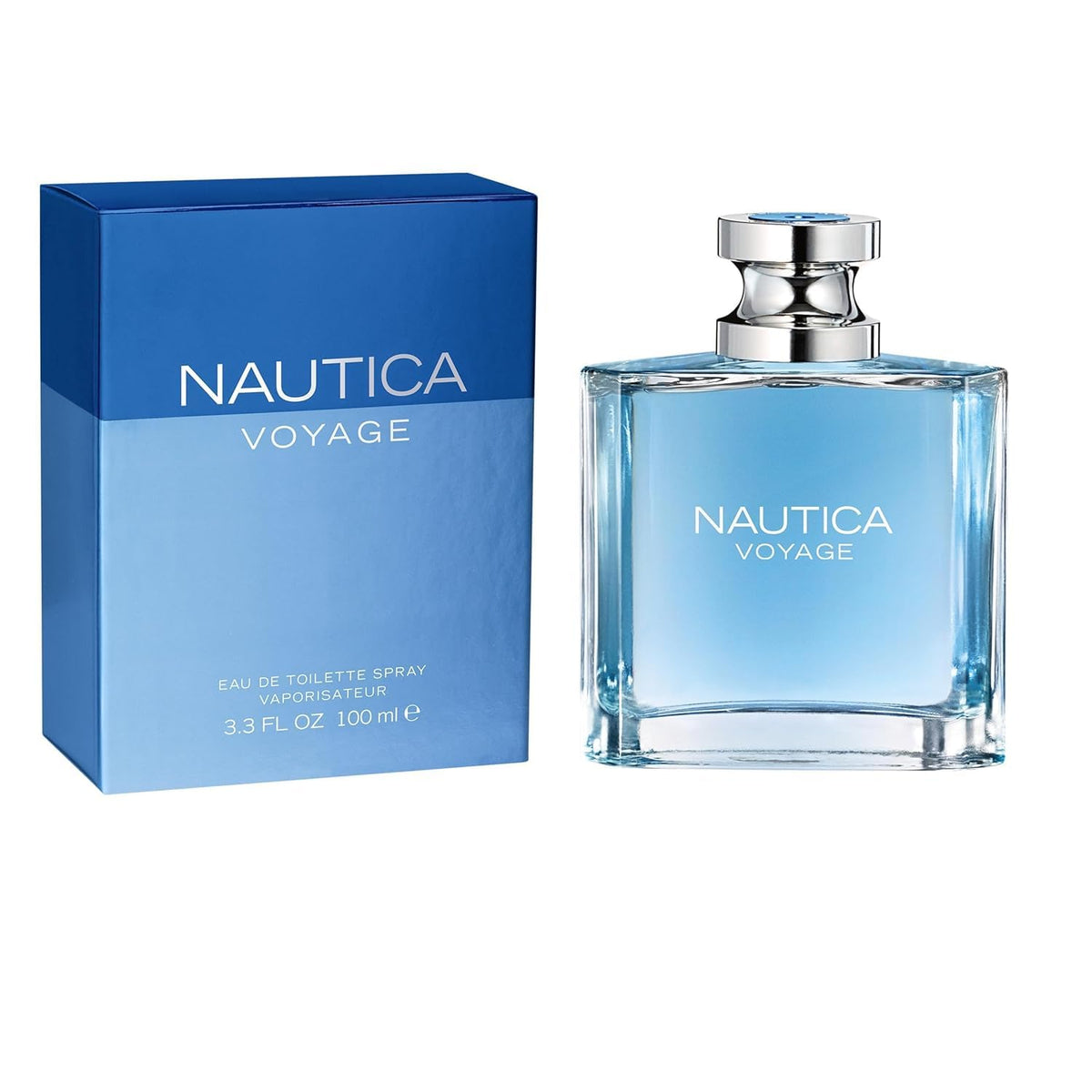 Nautica Voyage Eau De Toilette, Cologne and Fragrance For Men, Fresh, Romantic, Fruity Scent Woody, Aquatic Notes of Apple, Water Lotus, Cedarwood, and Musk Ideal Day Wear, Long Lasting 3.3Fl oz - Fabs things