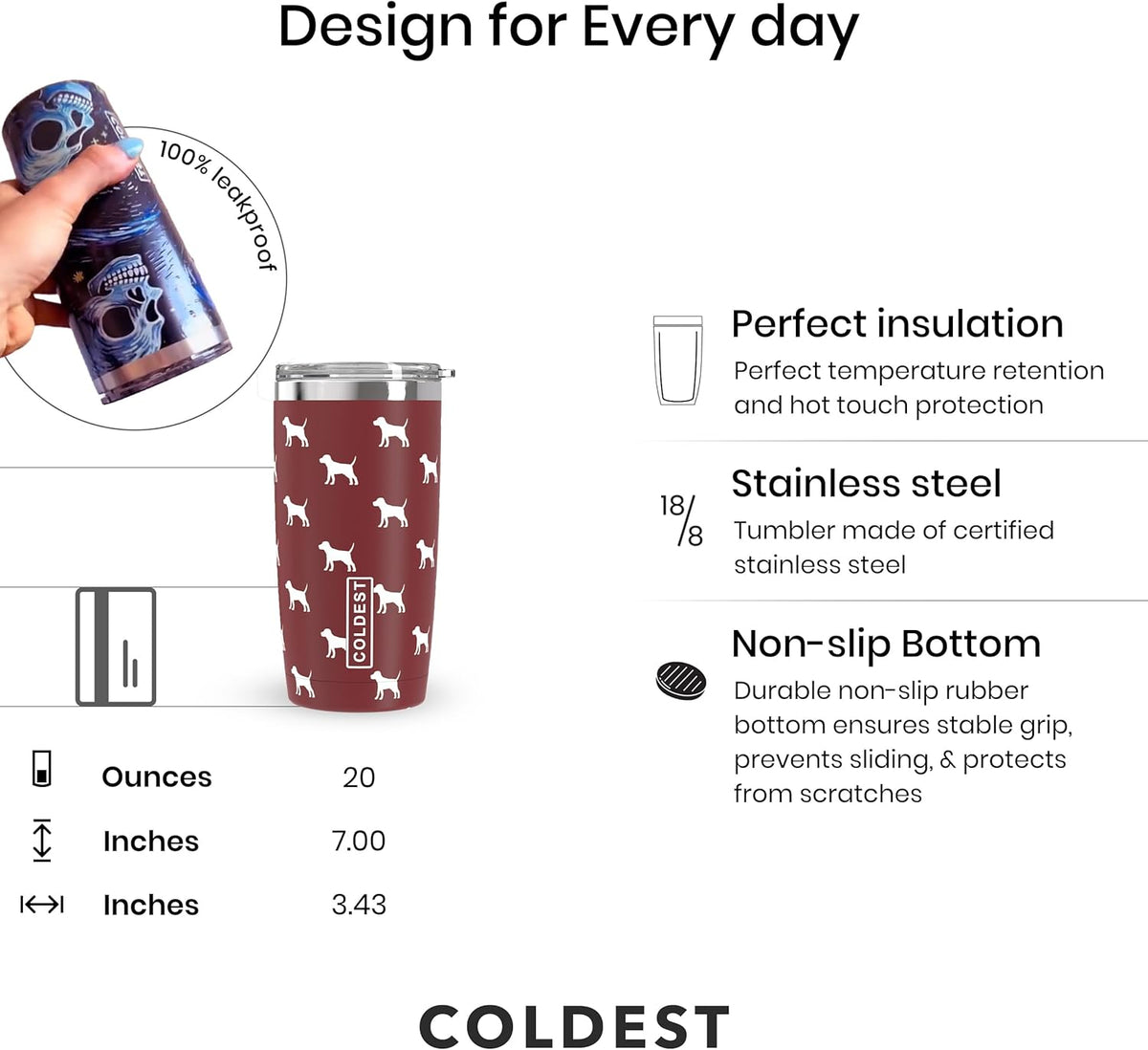 Coldest 20 oz Tumbler v2 - Fabs things
