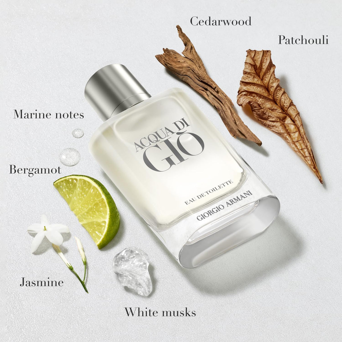 Armani Beauty - Acqua di Giò - Eau de Toilette - Cologne for Men - Long Lasting Fragrance with Bergamot notes, Jasmine, White Musks, Patchouli & Cedarwood - Fabs things