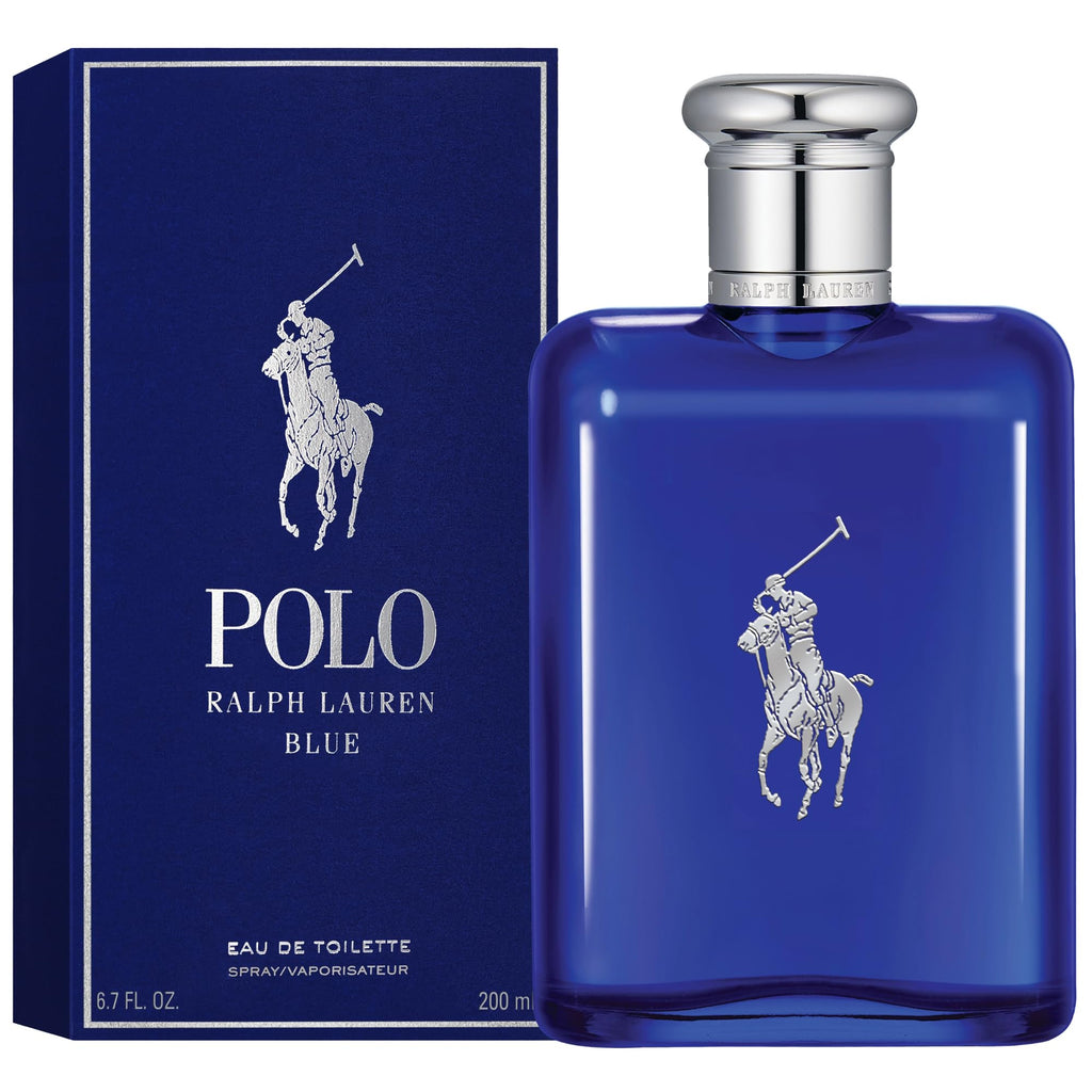 RALPH LAUREN FRAGRANCES - Polo Blue - Eau de Toilette - Men's Cologne - Aquatic & Fresh - With Citrus, Sage, and Suede - Medium Intensity - Fabs things