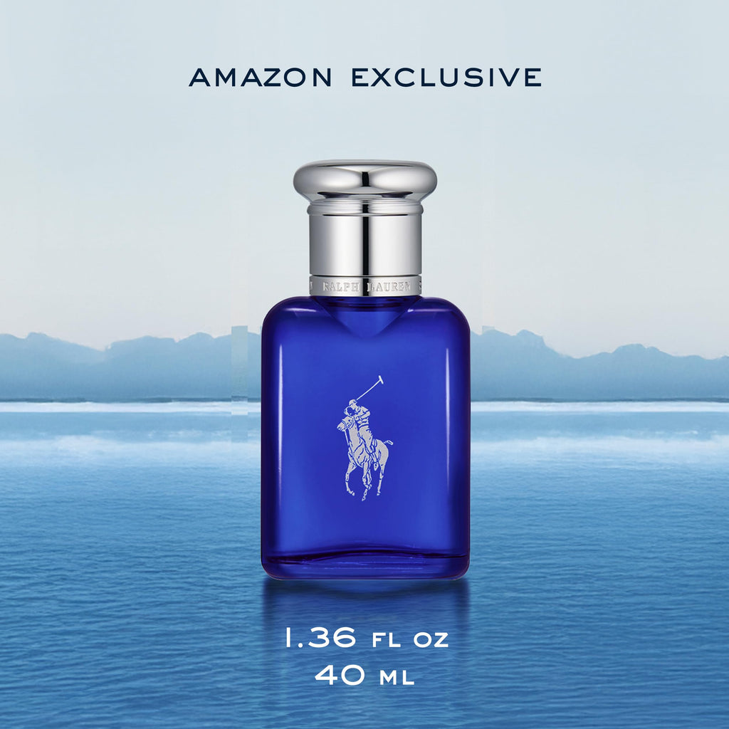 RALPH LAUREN FRAGRANCES - Polo Blue - Eau de Toilette - Men's Cologne - Aquatic & Fresh - With Citrus, Sage, and Suede - Medium Intensity - Fabs things