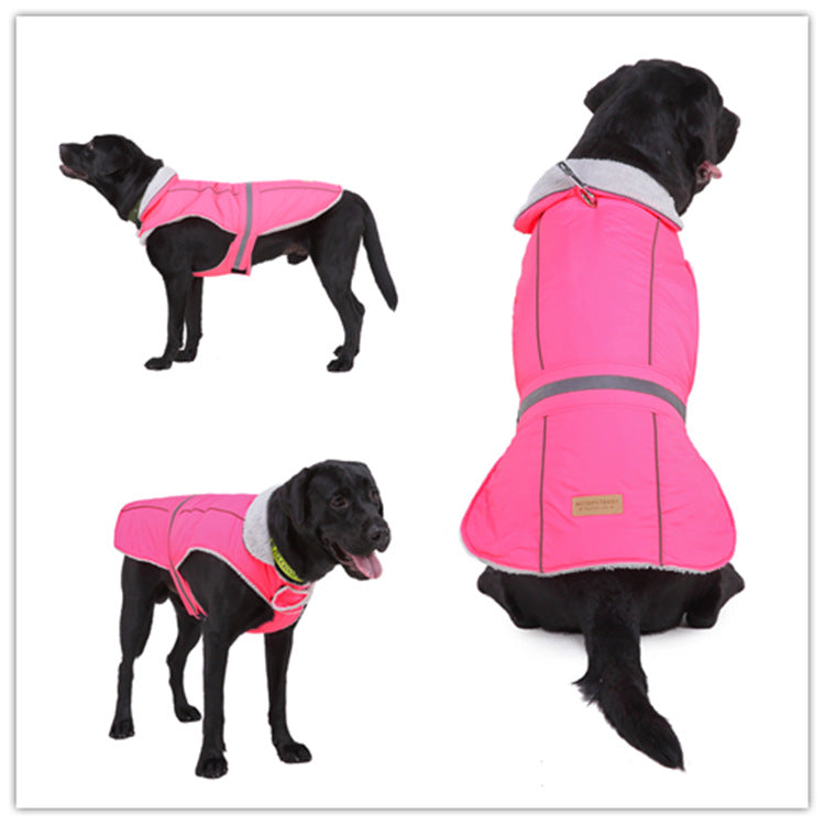 Pet clothes winter clothes night reflective pet clothes - Fabs things