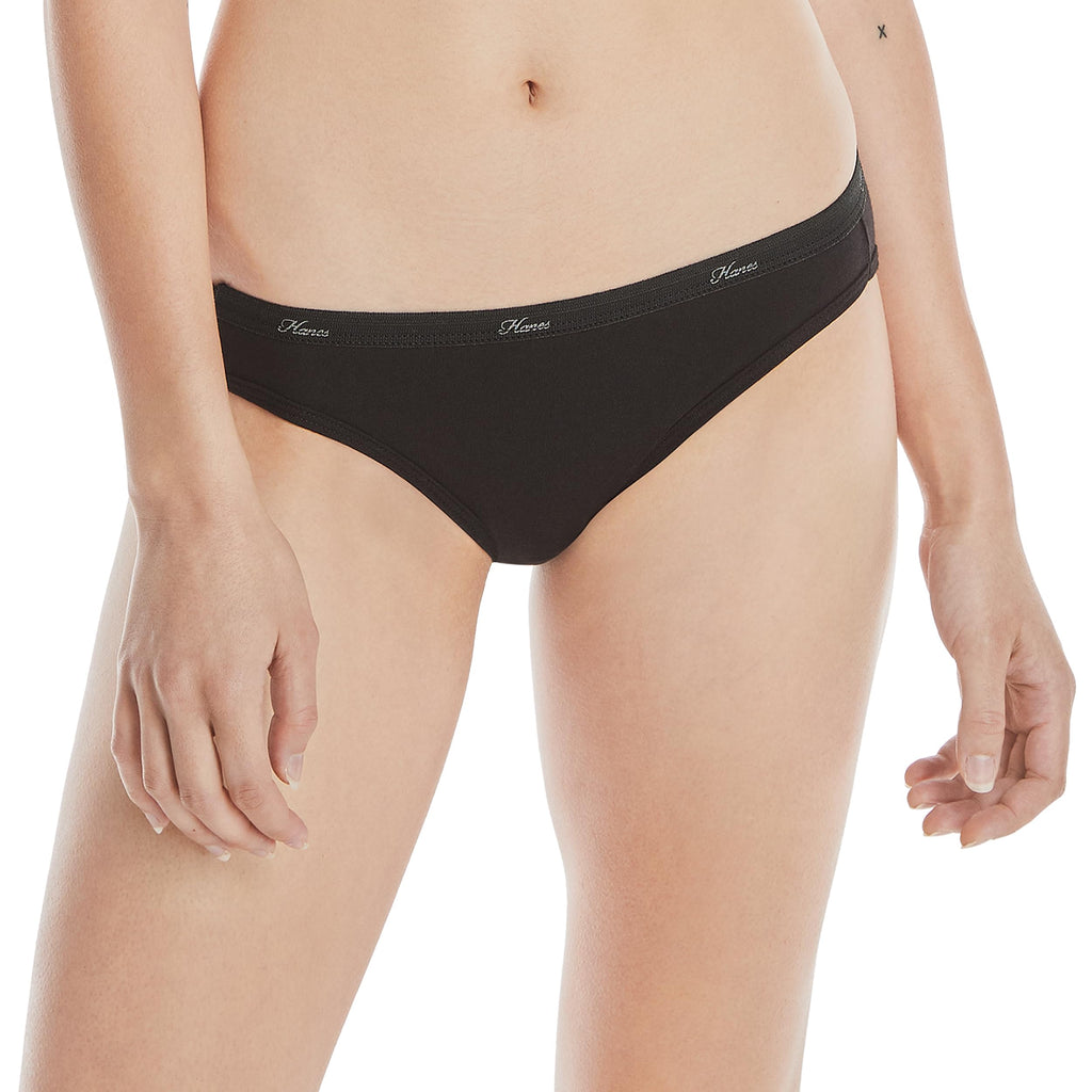 Hanes Women's Underwear Pack, 10-Pack, Full-Coverage Cotton Blend Panties, Moisture-Wicking Underwear for Women