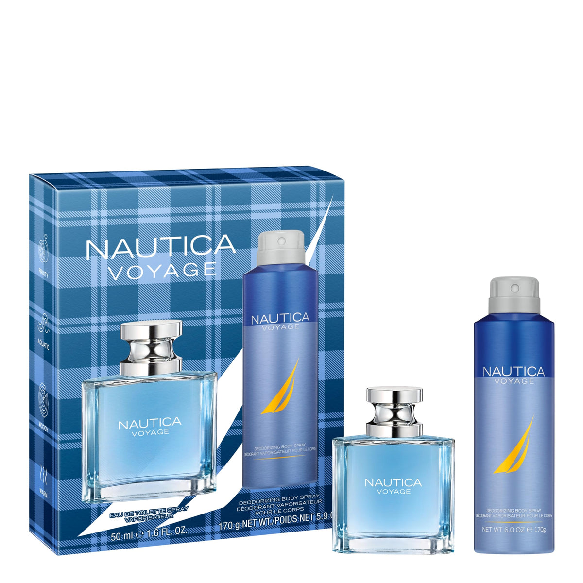 Nautica Voyage Eau De Toilette, Cologne and Fragrance For Men, Fresh, Romantic, Fruity Scent Woody, Aquatic Notes of Apple, Water Lotus, Cedarwood, and Musk Ideal Day Wear, Long Lasting 3.3Fl oz - Fabs things