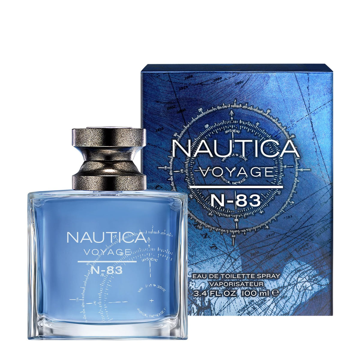 Nautica Voyage Eau De Toilette, Cologne and Fragrance For Men, Fresh, Romantic, Fruity Scent Woody, Aquatic Notes of Apple, Water Lotus, Cedarwood, and Musk Ideal Day Wear, Long Lasting 3.3Fl oz - Fabs things