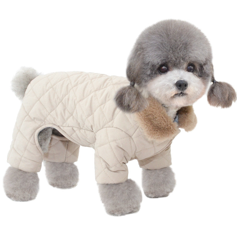 Winter New Pet Cotton Coat Dog Cotton Coat Dog Clothes Pet Clothes Dog Clothes Teddy Clothes - Fabs things