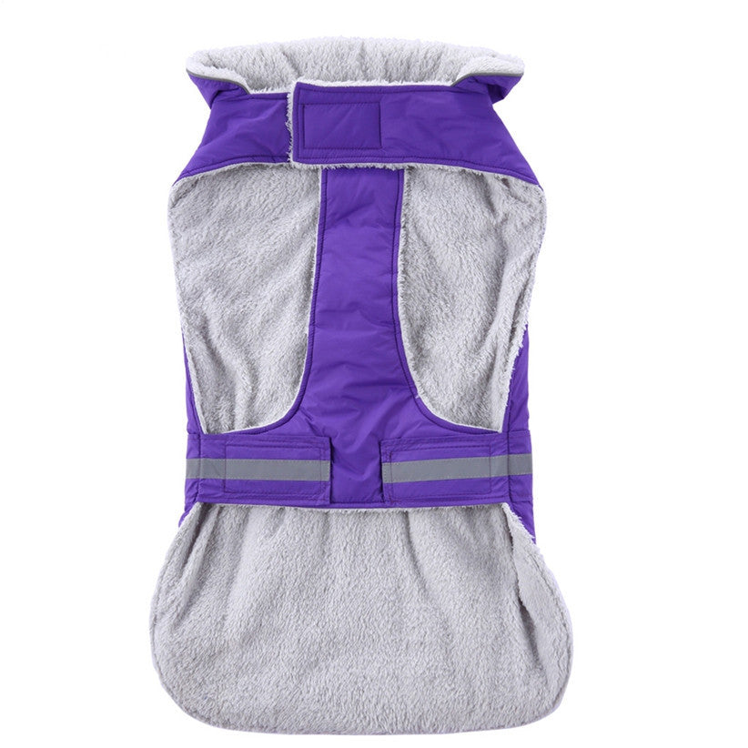 Pet clothes winter clothes night reflective pet clothes - Fabs things