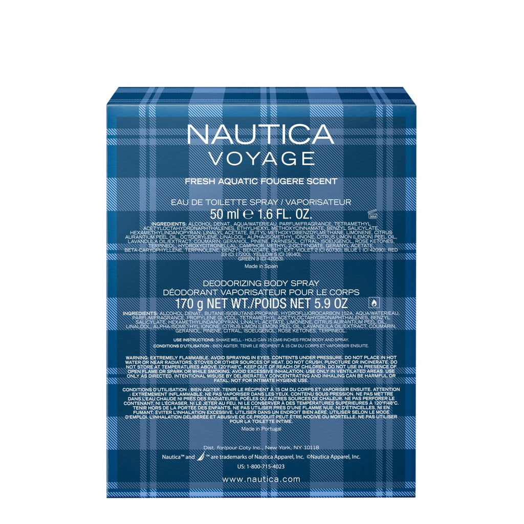Nautica Voyage Eau De Toilette, Cologne and Fragrance For Men, Fresh, Romantic, Fruity Scent Woody, Aquatic Notes of Apple, Water Lotus, Cedarwood, and Musk Ideal Day Wear, Long Lasting 3.3Fl oz - Fabs things