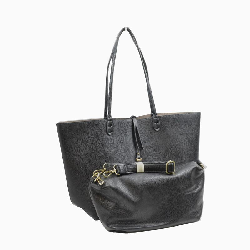 Women's Kendra Reversible Supersoft Vegan Leather Tote Handbag Crossbody Bag