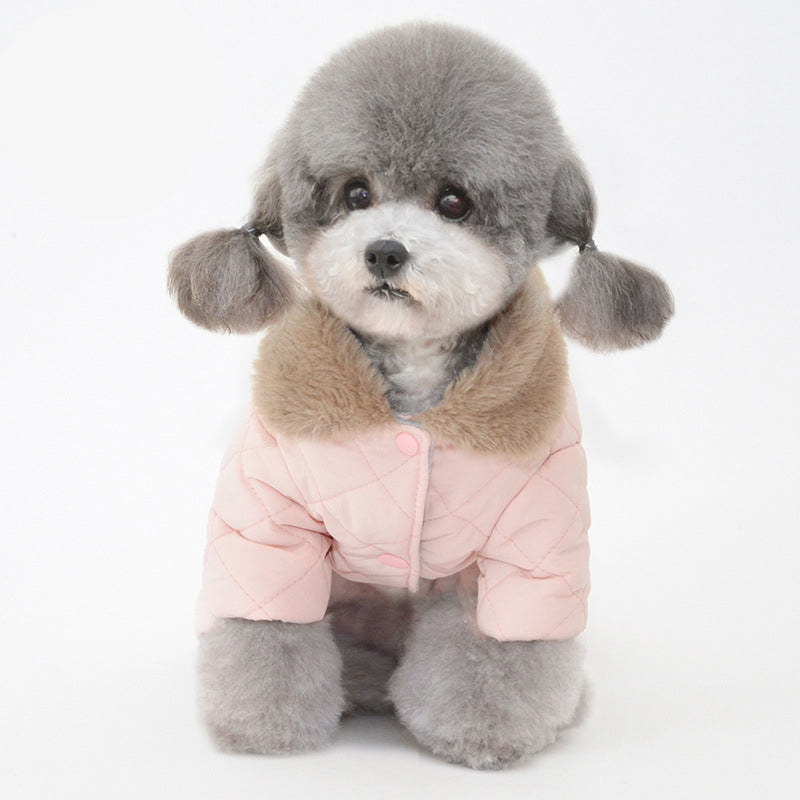 Winter New Pet Cotton Coat Dog Cotton Coat Dog Clothes Pet Clothes Dog Clothes Teddy Clothes - Fabs things