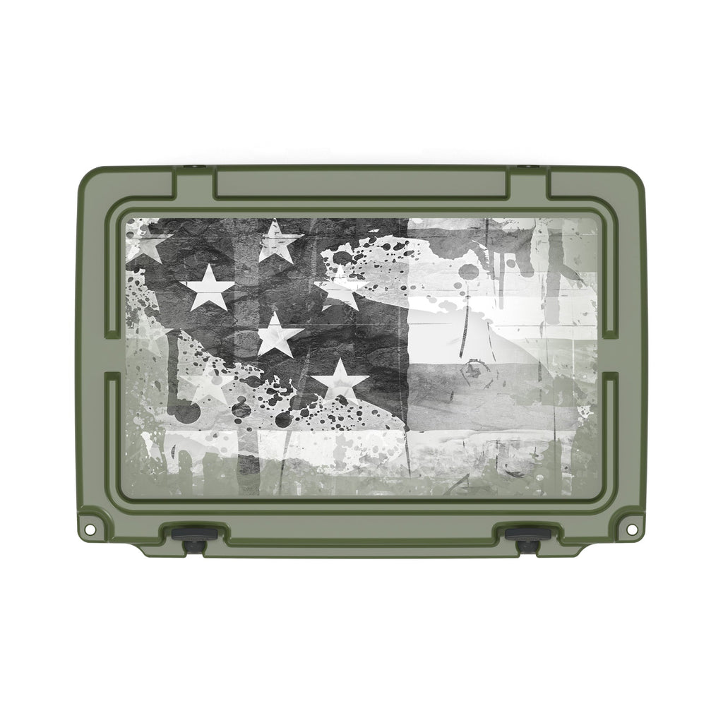 American Flag Hard Cooler