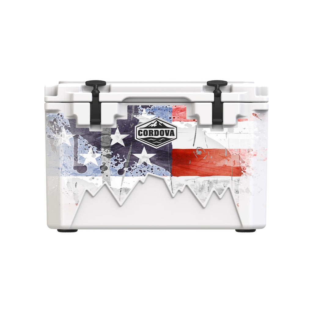 American Flag Hard Cooler