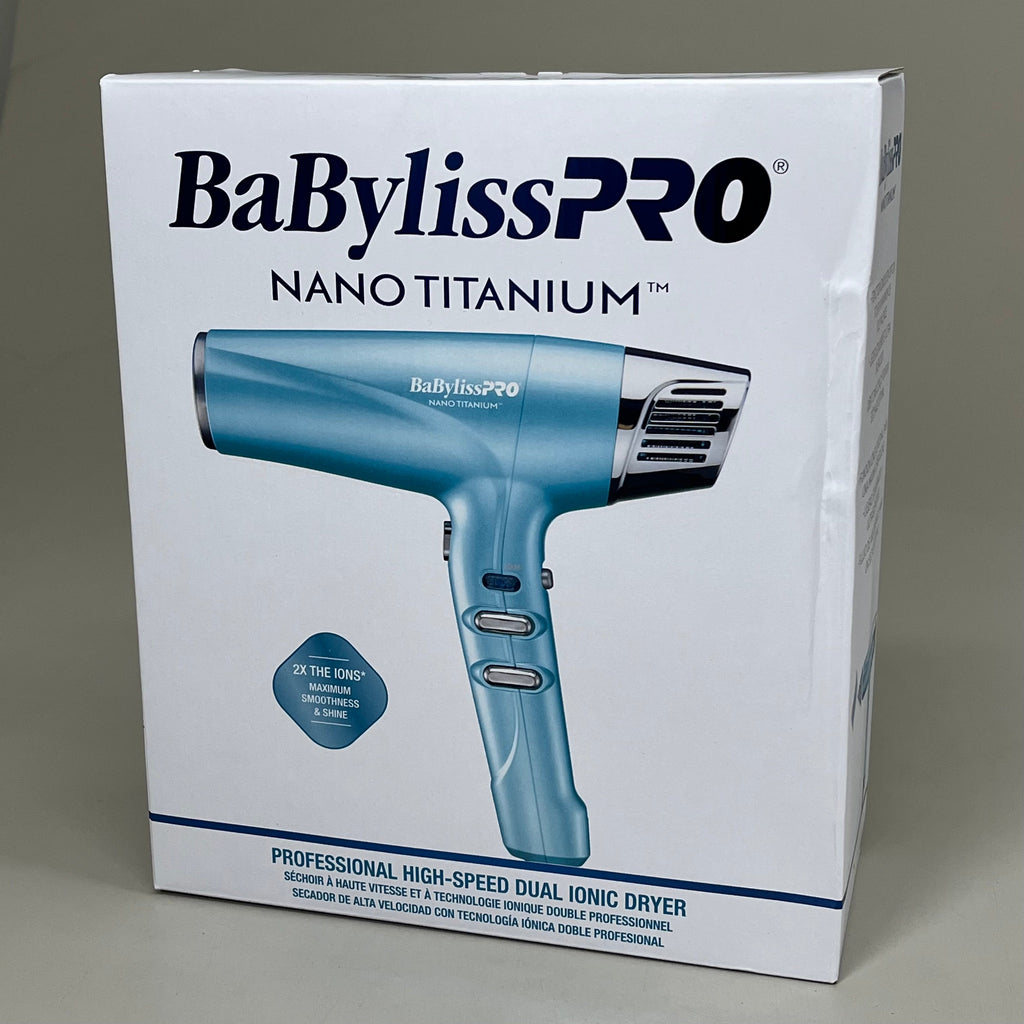 BaBylissPRO Nano Titanium Professional 1875w Blow Dryer 2X Ion High Performance