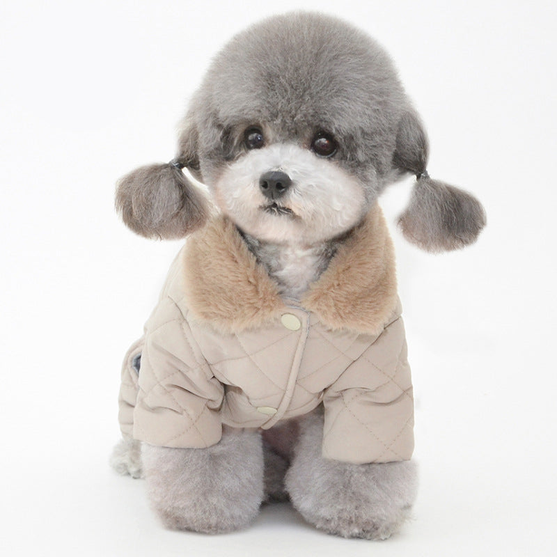 Winter New Pet Cotton Coat Dog Cotton Coat Dog Clothes Pet Clothes Dog Clothes Teddy Clothes - Fabs things