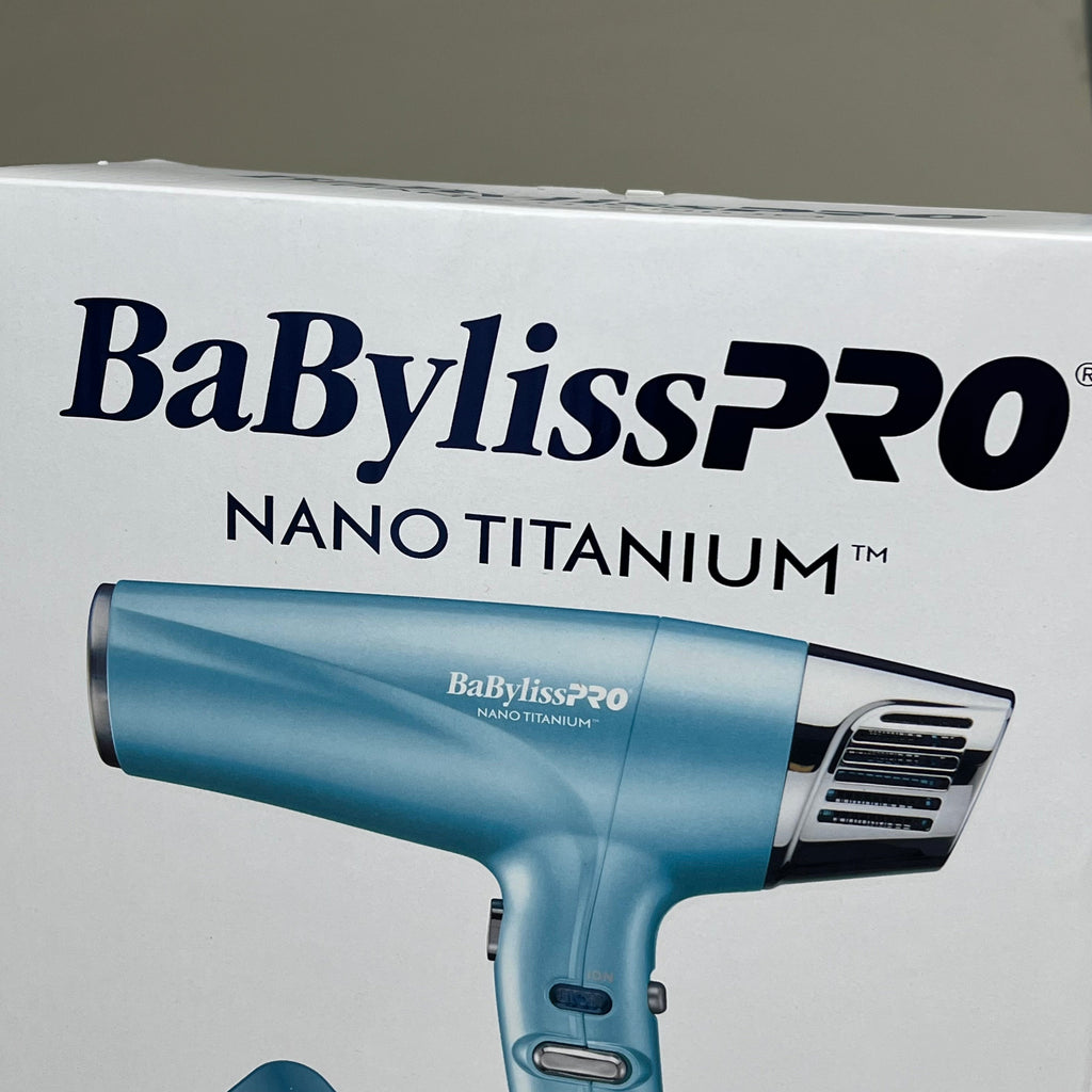 BaBylissPRO Nano Titanium Professional 1875w Blow Dryer 2X Ion High Performance