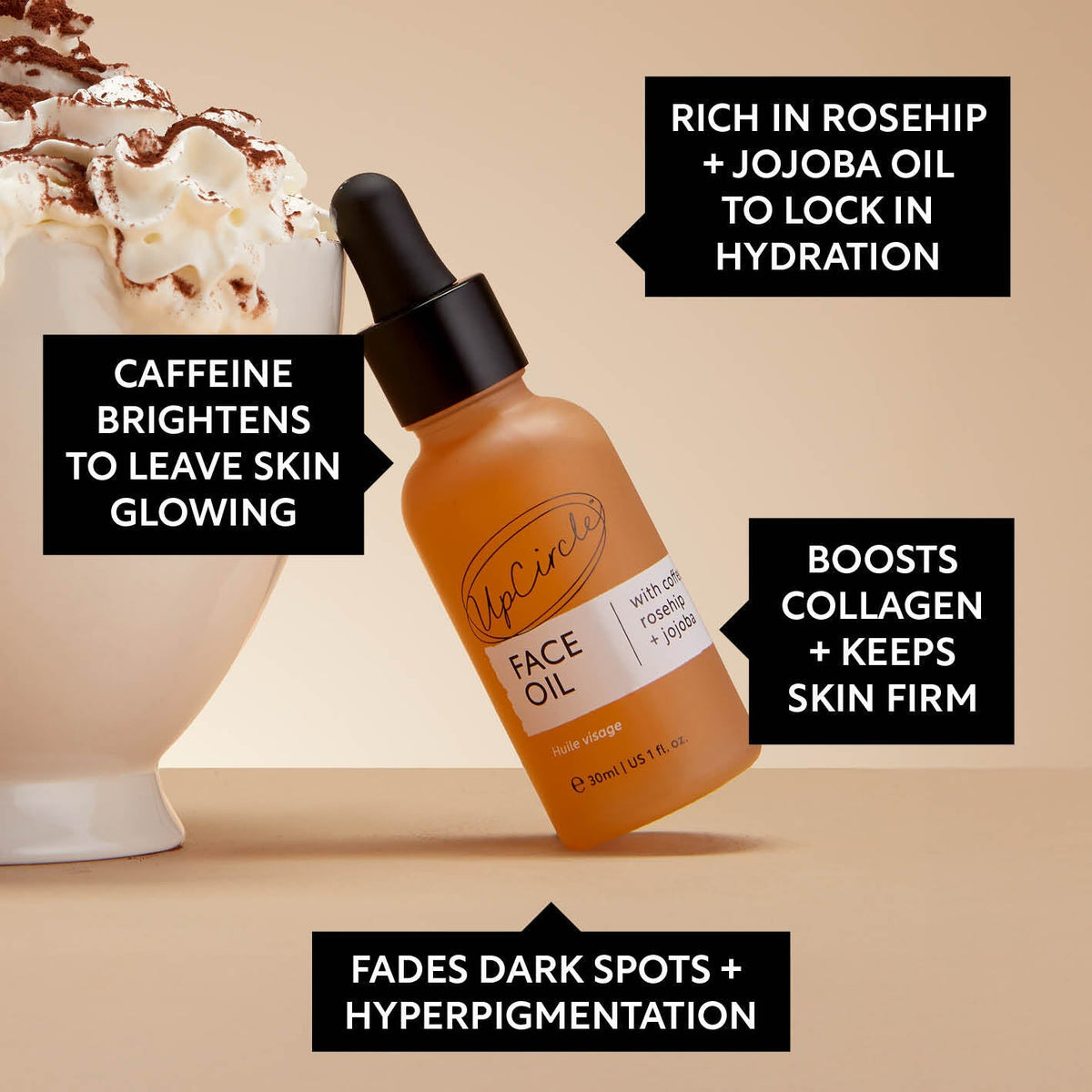 Hydrating Face Oil with Coffee Extract - Fabs things