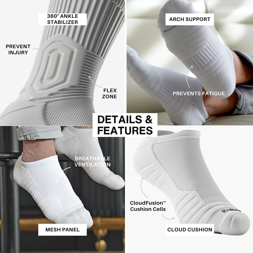 CloudFusion™ Athletic Cushioned Low Socks