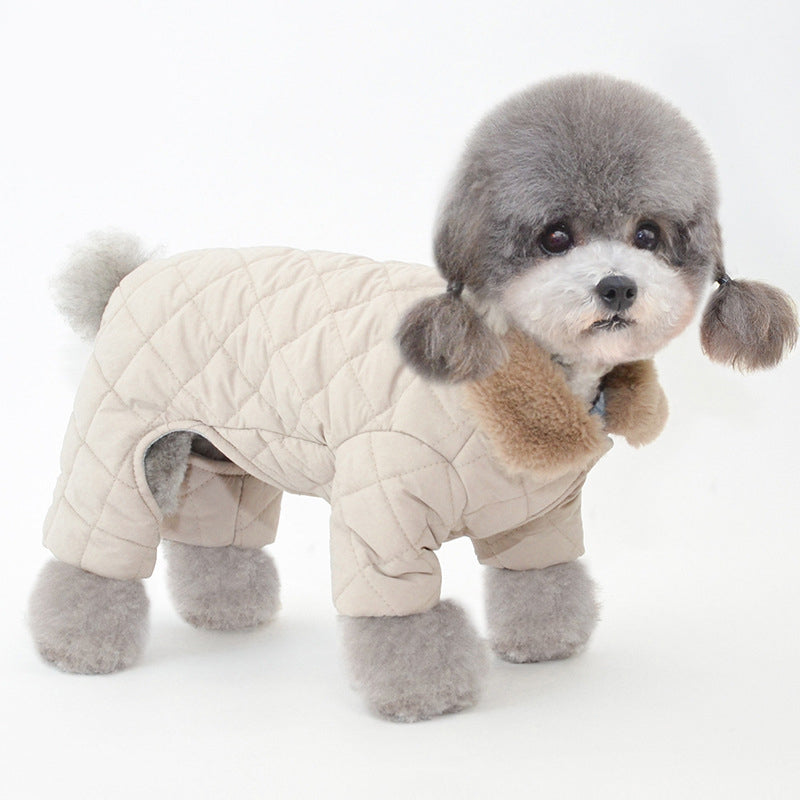 Winter New Pet Cotton Coat Dog Cotton Coat Dog Clothes Pet Clothes Dog Clothes Teddy Clothes - Fabs things
