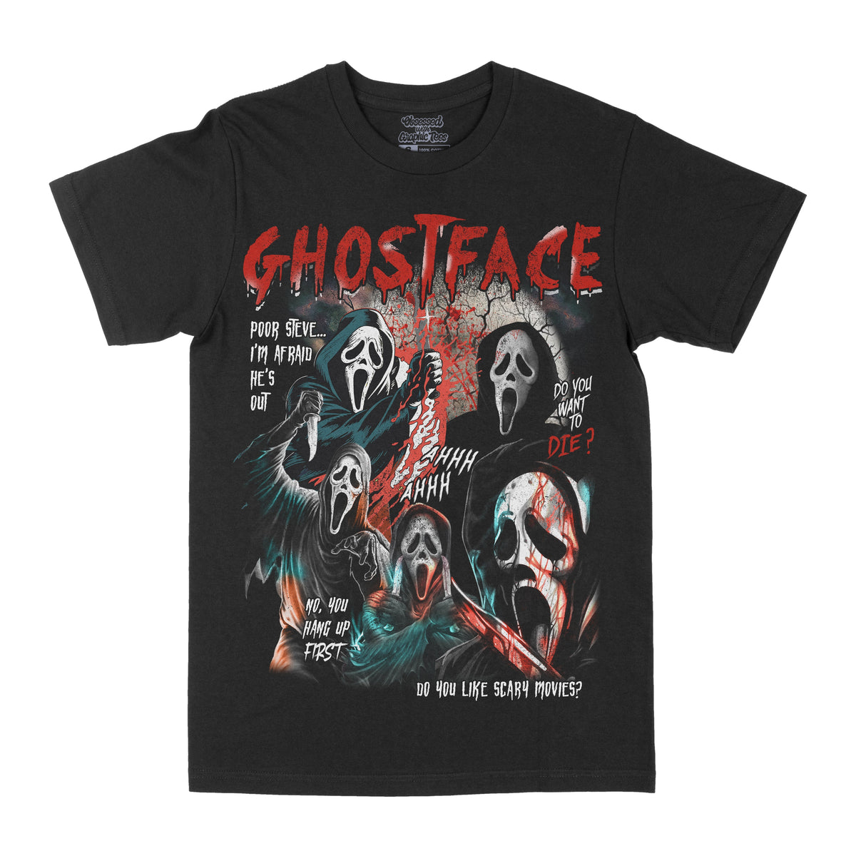 Ghostface Graphic Tee - Fabs things