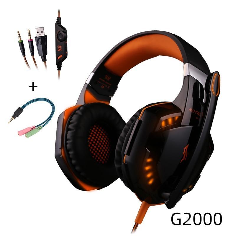 Modern Luxury Gaming STEVVEX Headset over-ear Game Earphones Wired gaming headset microphone Deep bass stereo headphones for PC and GAming - Fabs things