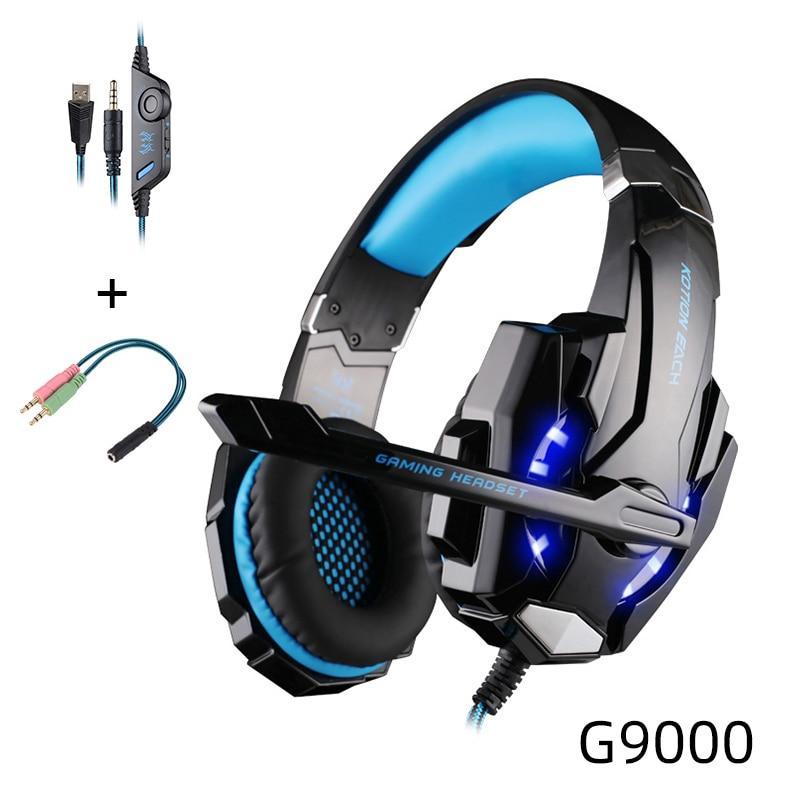 Modern Luxury Gaming STEVVEX Headset over-ear Game Earphones Wired gaming headset microphone Deep bass stereo headphones for PC and GAming - Fabs things